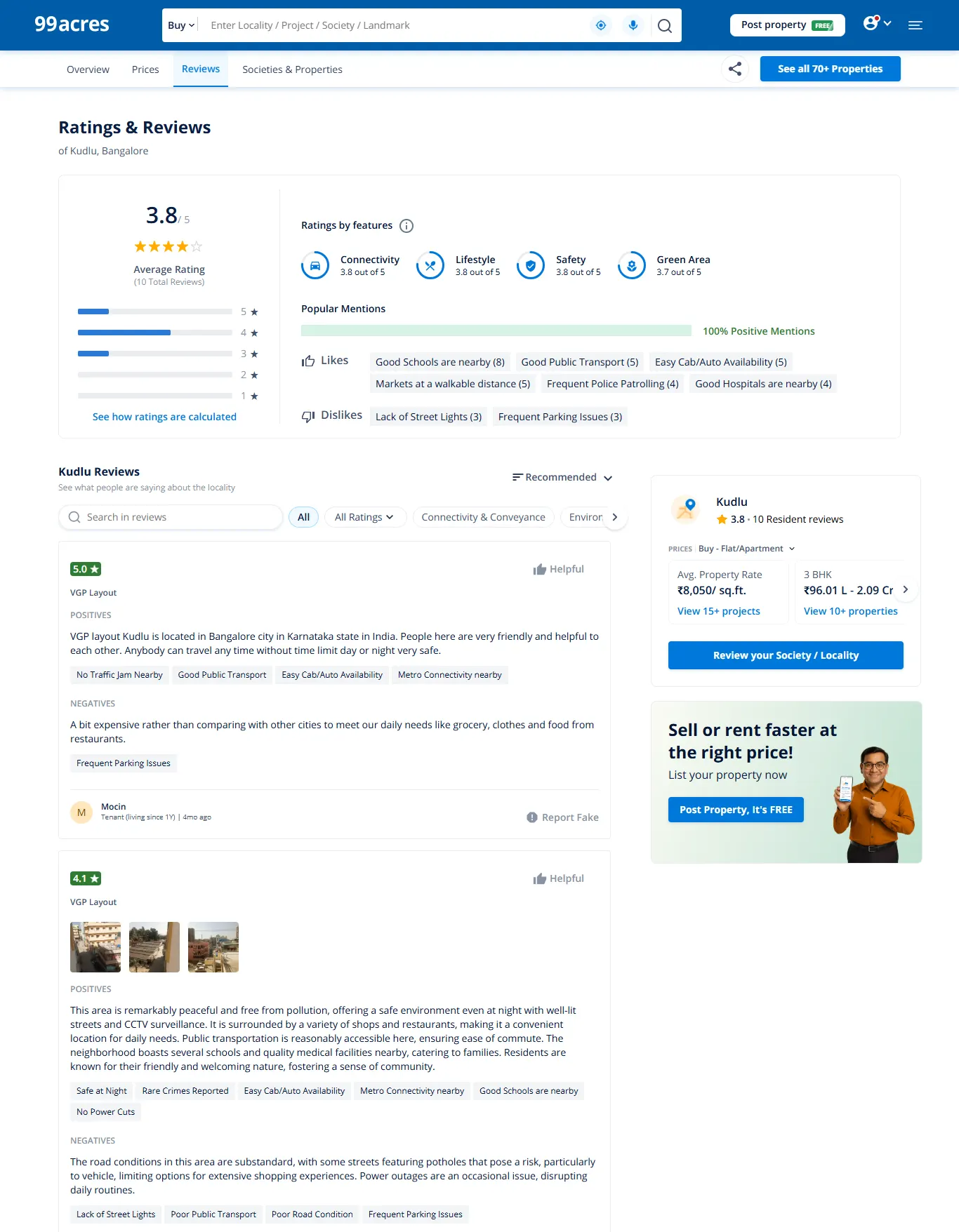 duomont kudlu reviews on 99 acres